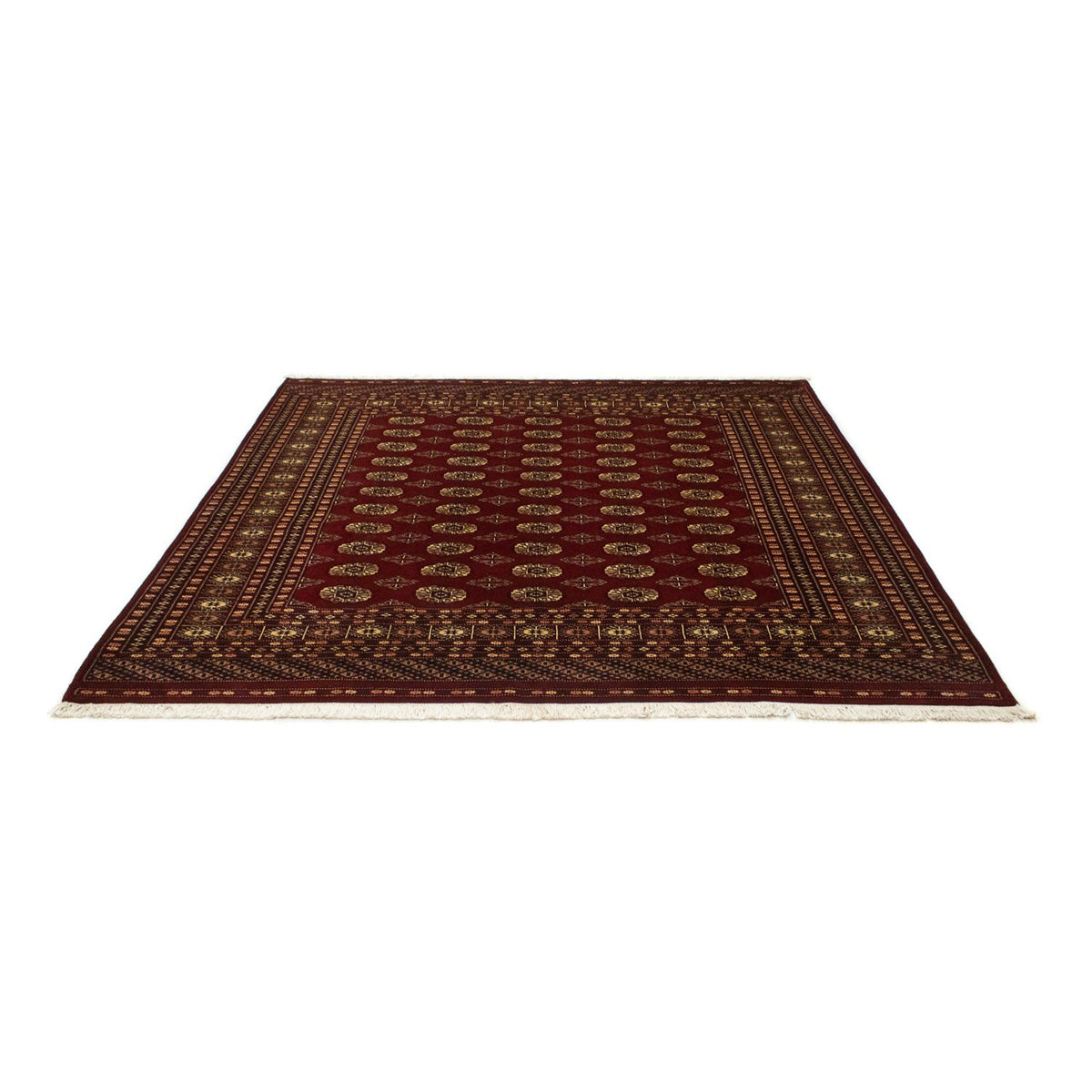 Afghaans tapijt - Bukhara vierkant  - 205 x 193 cm - rood