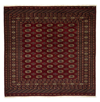 Afghaans tapijt - Bukhara vierkant  - 205 x 205 cm - rood