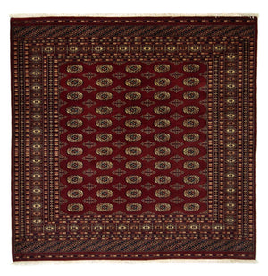 Afghaans tapijt - Bukhara vierkant  - 205 x 205 cm - rood