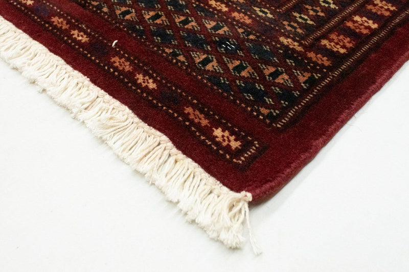 Afghaans tapijt - Bukhara vierkant  - 205 x 195 cm - rood