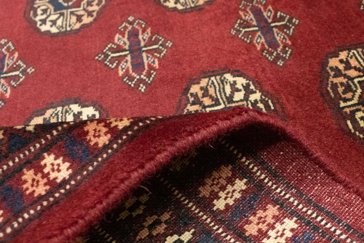 Afghaans tapijt - Bukhara vierkant  - 205 x 195 cm - rood