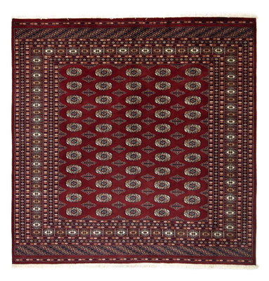 Afghaans tapijt - Bukhara vierkant  - 203 x 199 cm - rood