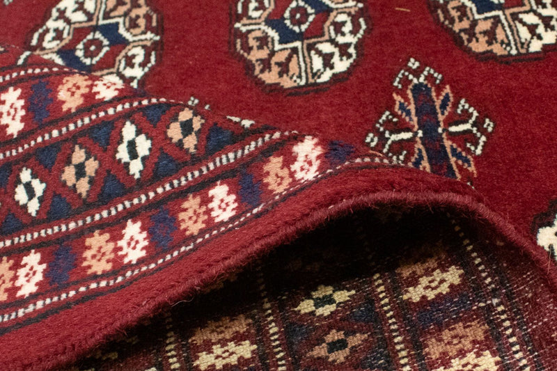 Afghaans tapijt - Bukhara vierkant  - 203 x 199 cm - rood