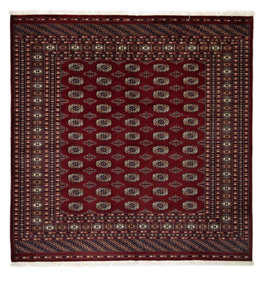 Afghaans tapijt - Bukhara vierkant  - 207 x 204 cm - rood