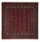 Afghaans tapijt - Bukhara vierkant  - 207 x 204 cm - rood
