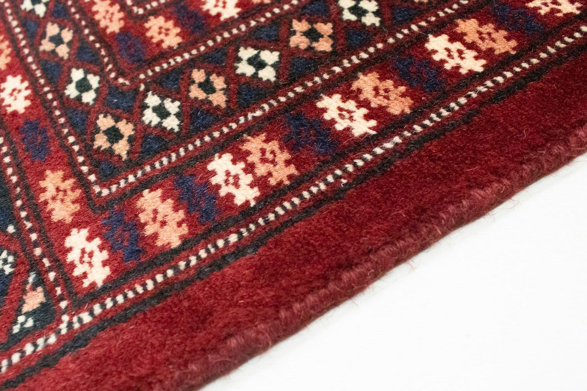 Afghaans tapijt - Bukhara vierkant  - 207 x 204 cm - rood