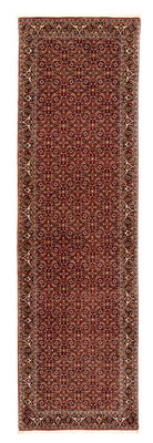 Loper Perzisch tapijt - Bijar - 298 x 83 cm - veelkleurig