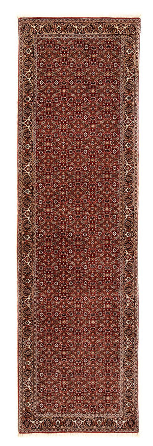 Loper Perzisch tapijt - Bijar - 298 x 83 cm - veelkleurig