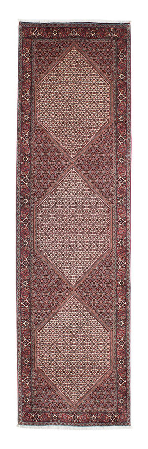 Loper Perzisch tapijt - Bijar - 318 x 83 cm - beige
