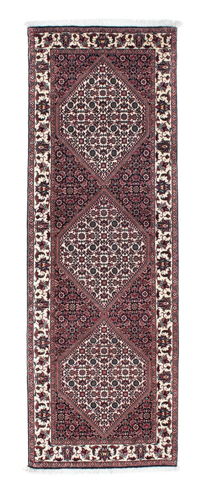 Loper Perzisch tapijt - Bijar - 196 x 75 cm - donkerblauw