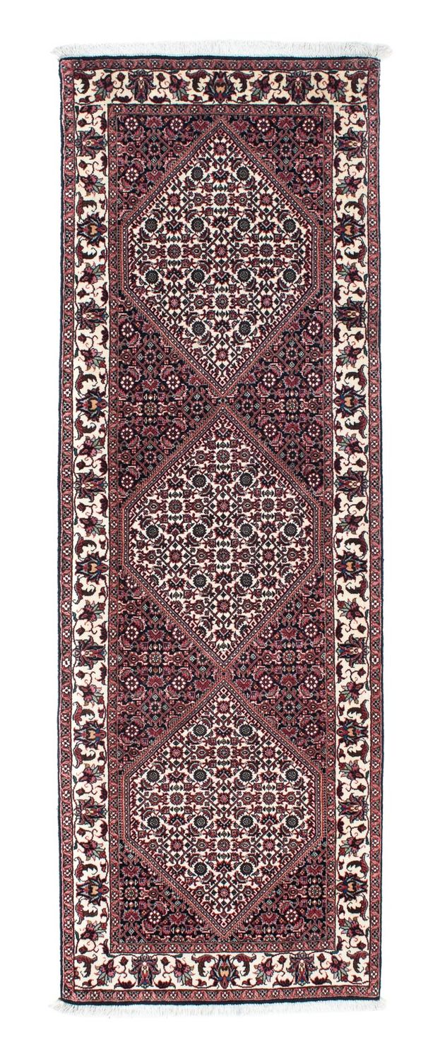 Loper Perzisch tapijt - Bijar - 196 x 75 cm - donkerblauw