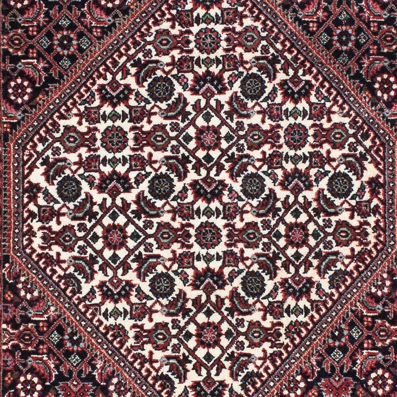 Loper Perzisch tapijt - Bijar - 196 x 75 cm - donkerblauw