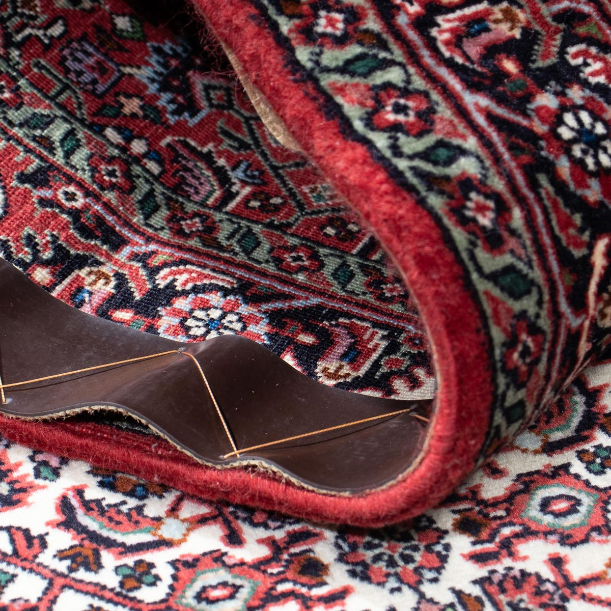 Loper Perzisch tapijt - Bijar - 196 x 75 cm - donkerblauw