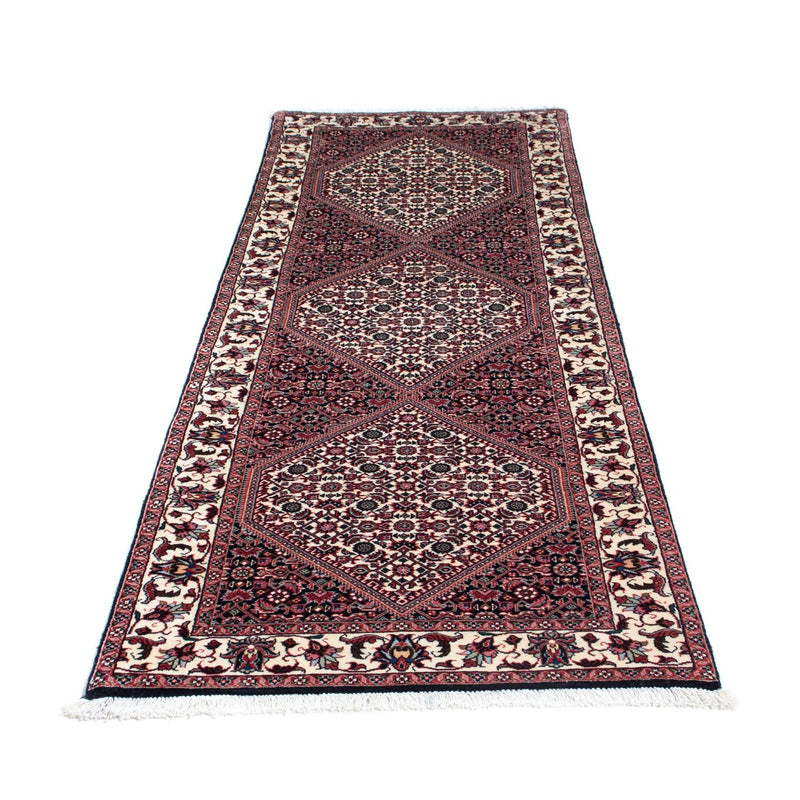 Loper Perzisch tapijt - Bijar - 196 x 75 cm - donkerblauw