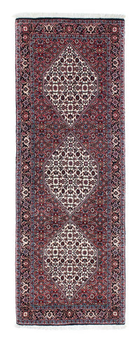 Loper Perzisch tapijt - Bijar - 203 x 70 cm - donkerblauw