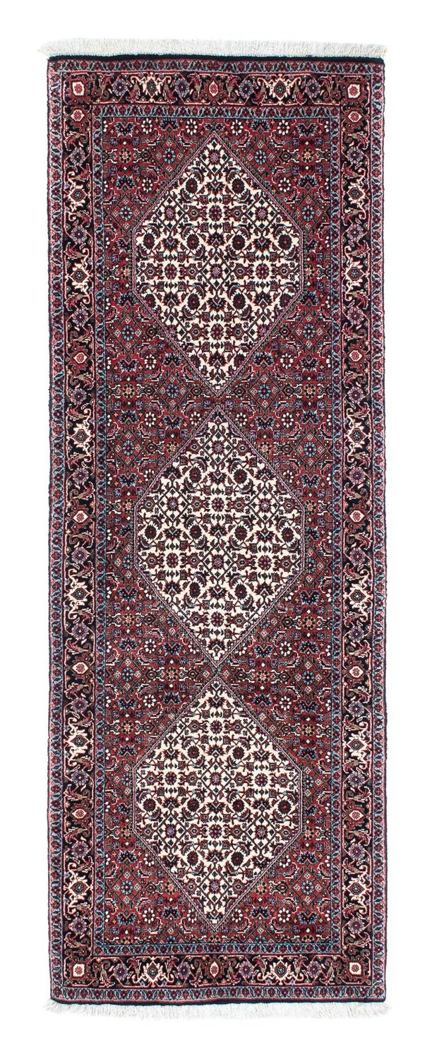Loper Perzisch tapijt - Bijar - 203 x 70 cm - donkerblauw