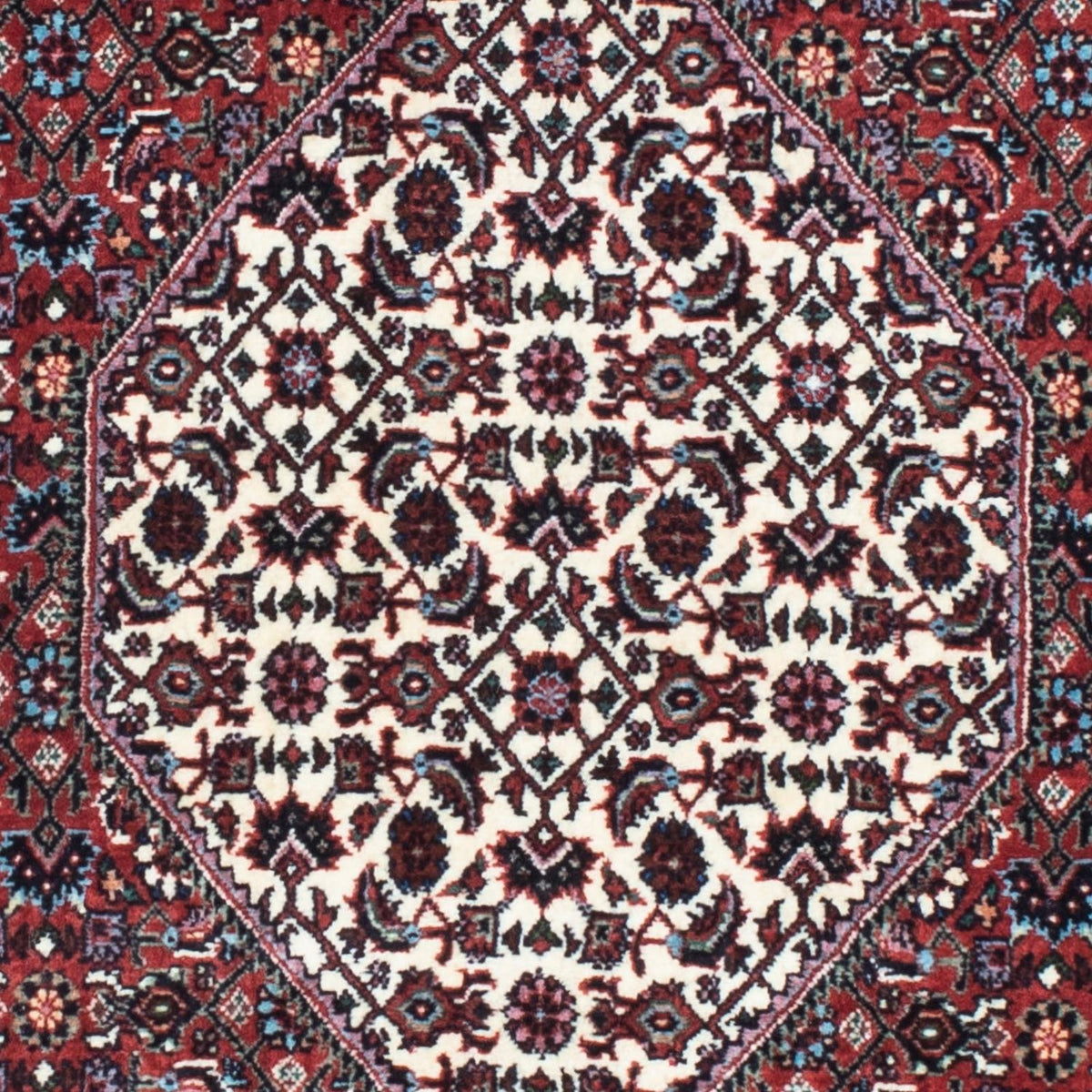 Loper Perzisch tapijt - Bijar - 203 x 70 cm - donkerblauw