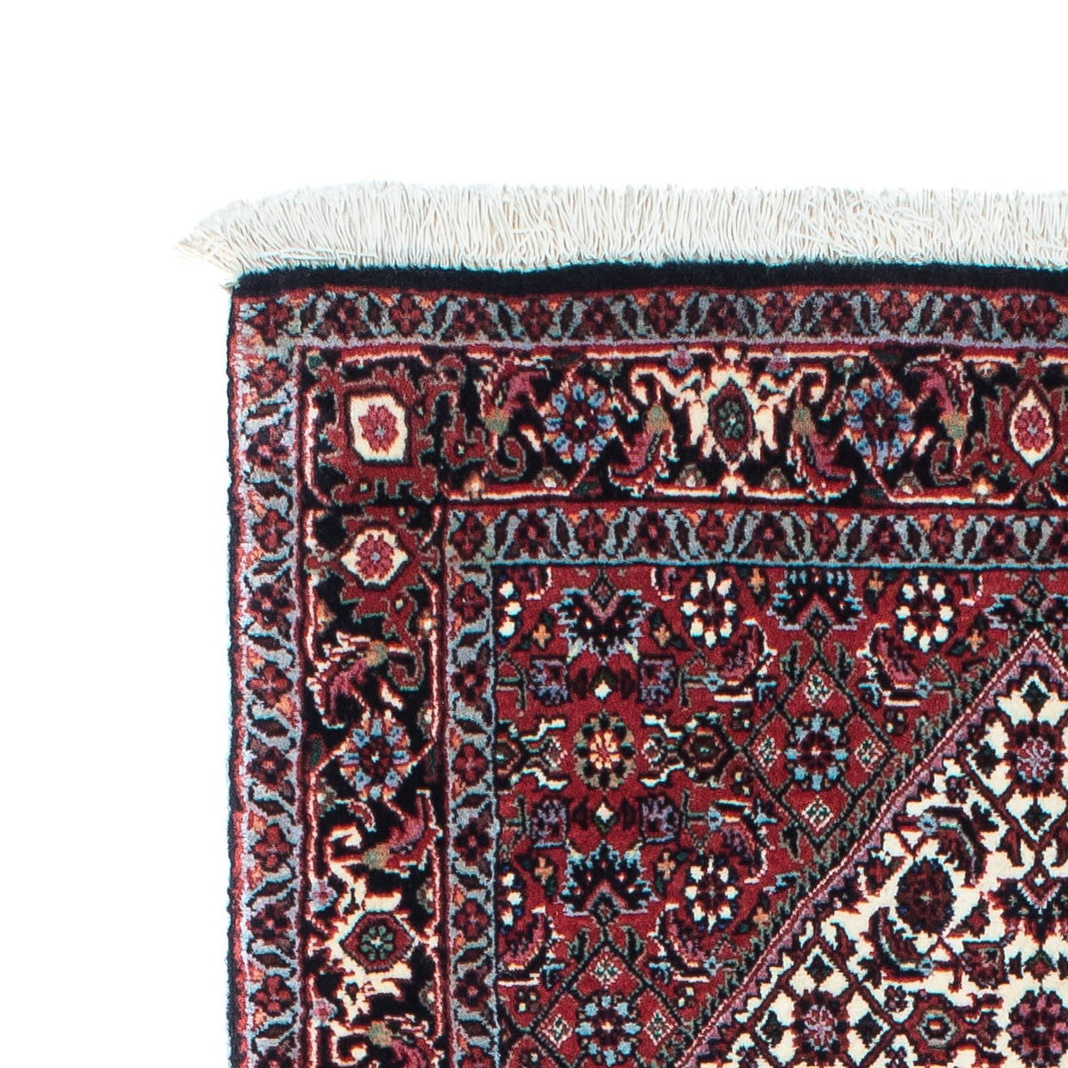 Loper Perzisch tapijt - Bijar - 203 x 70 cm - donkerblauw