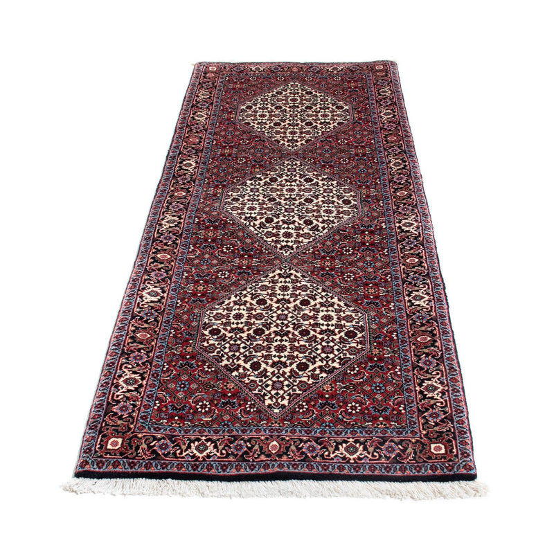 Loper Perzisch tapijt - Bijar - 203 x 70 cm - donkerblauw