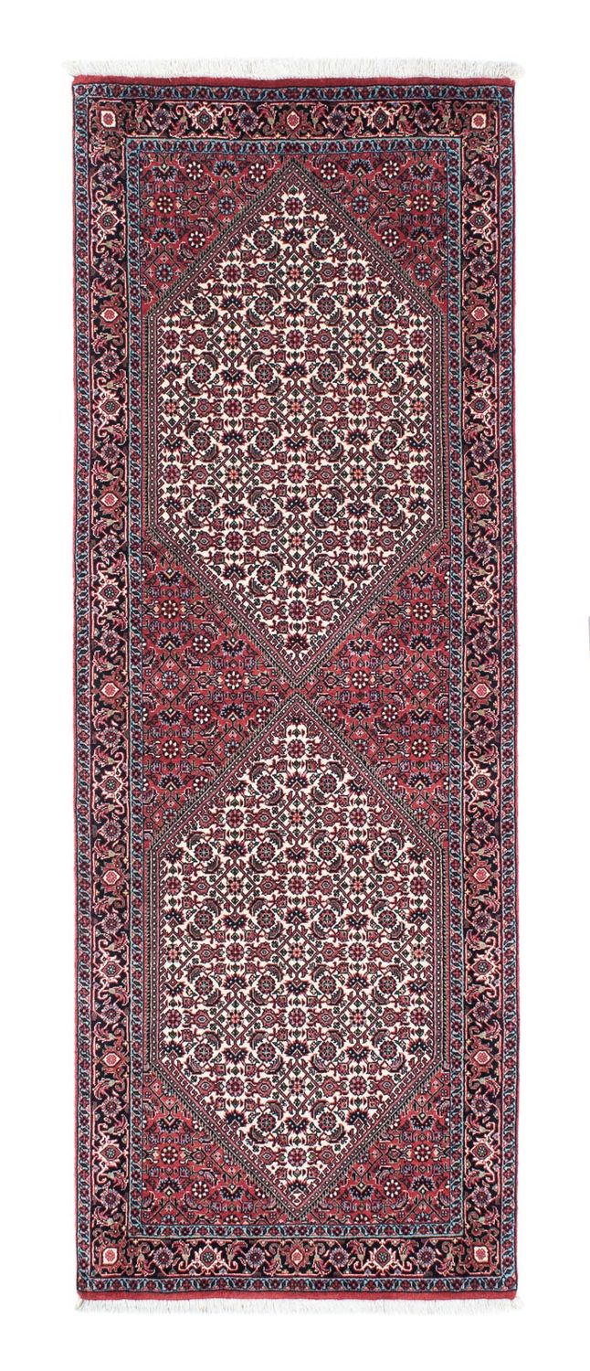 Loper Perzisch tapijt - Bijar - 205 x 73 cm - rood