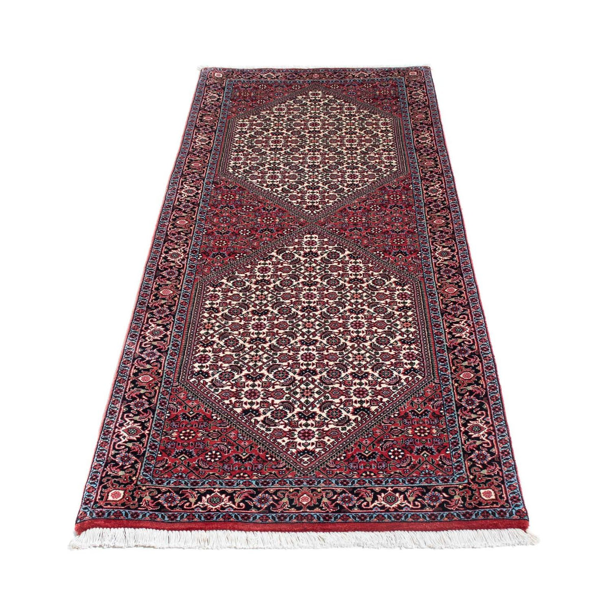 Loper Perzisch tapijt - Bijar - 205 x 73 cm - rood