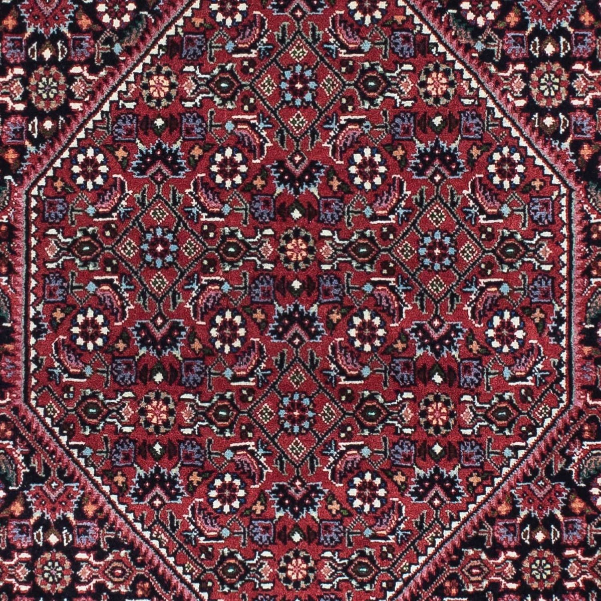 Loper Perzisch tapijt - Bijar - 213 x 75 cm - donkerblauw