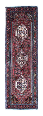 Loper Perzisch tapijt - Bijar - 248 x 74 cm - blauw