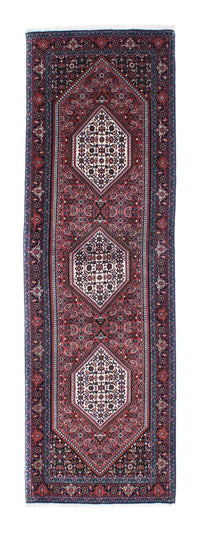 Loper Perzisch tapijt - Bijar - 248 x 74 cm - blauw
