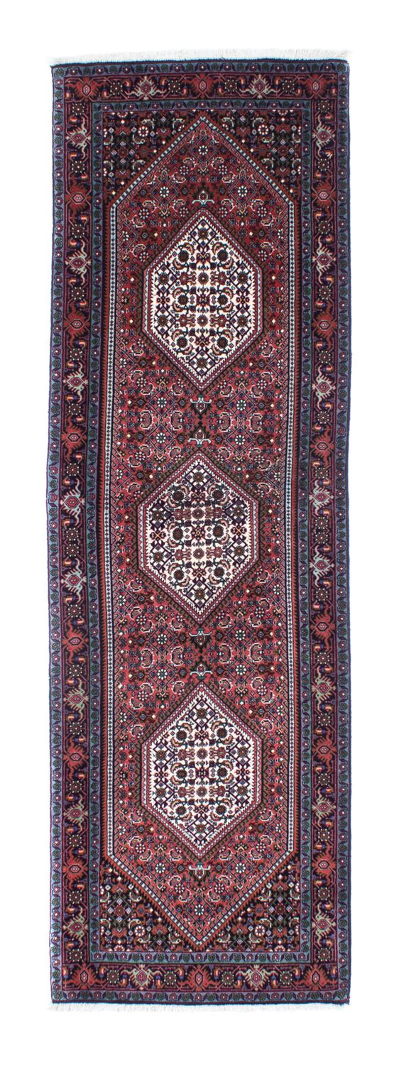 Loper Perzisch tapijt - Bijar - 248 x 74 cm - blauw