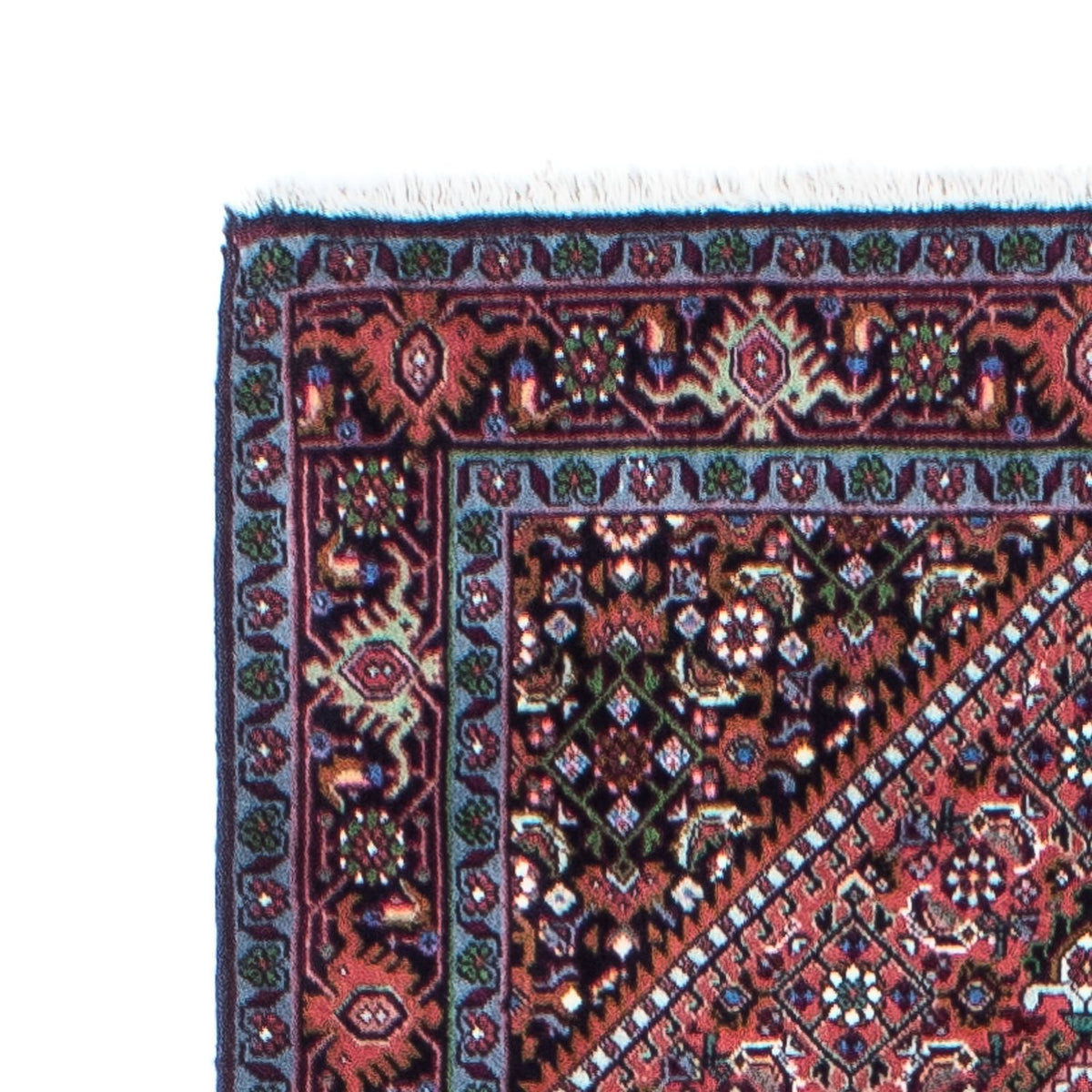 Loper Perzisch tapijt - Bijar - 248 x 74 cm - blauw
