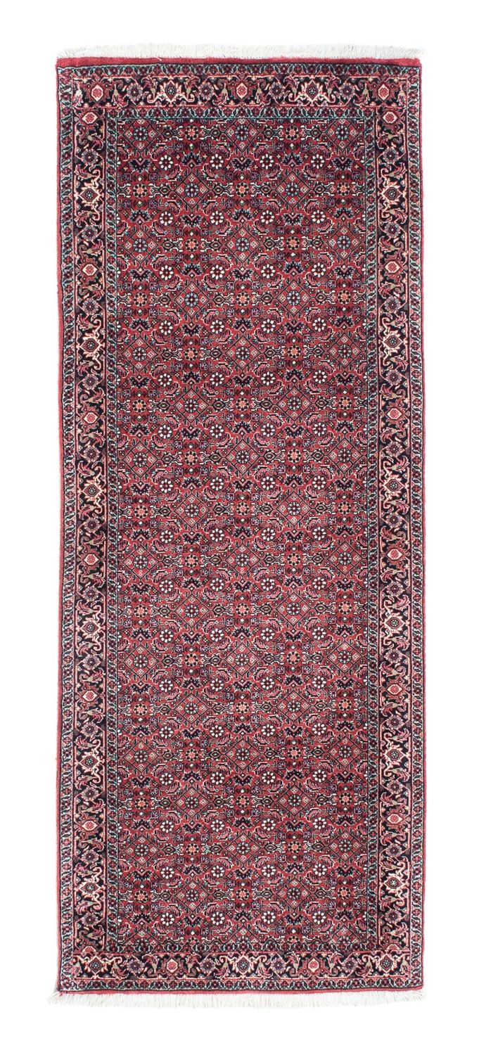 Loper Perzisch tapijt - Bijar - 193 x 76 cm - rood