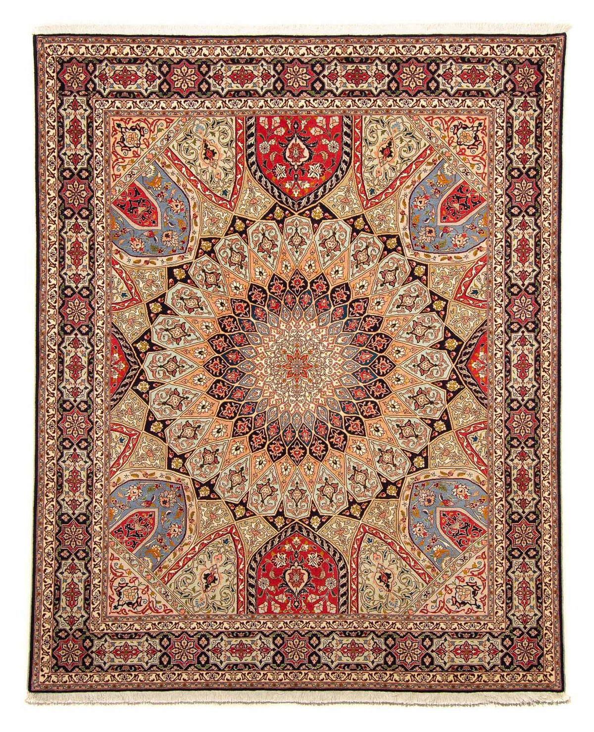 Perzisch tapijt - Tabriz - Royal - 250 x 204 cm - veelkleurig