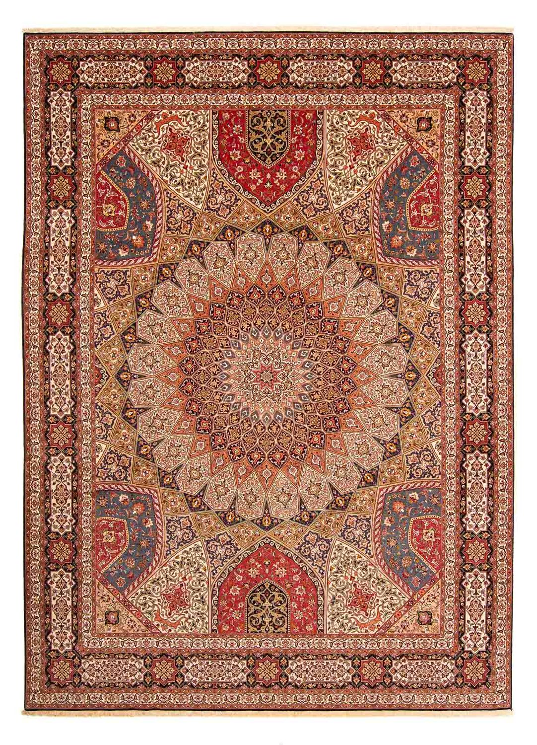 Perzisch tapijt - Tabriz - Royal - 408 x 300 cm - veelkleurig