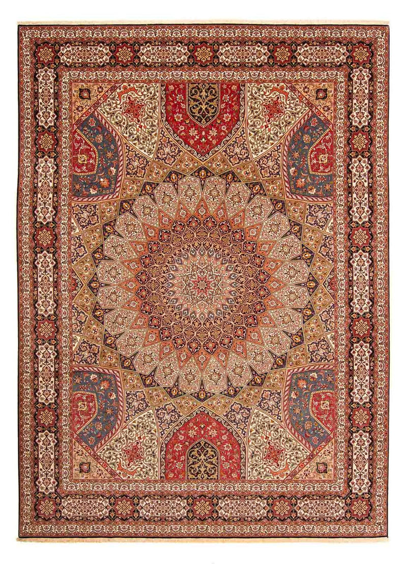 Perzisch tapijt - Tabriz - Royal - 408 x 300 cm - veelkleurig