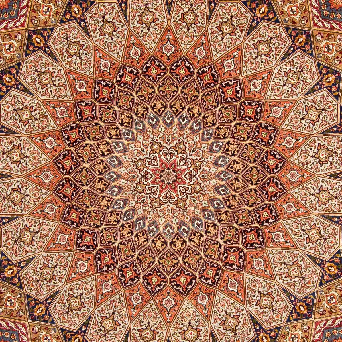 Perzisch tapijt - Tabriz - Royal - 408 x 300 cm - veelkleurig