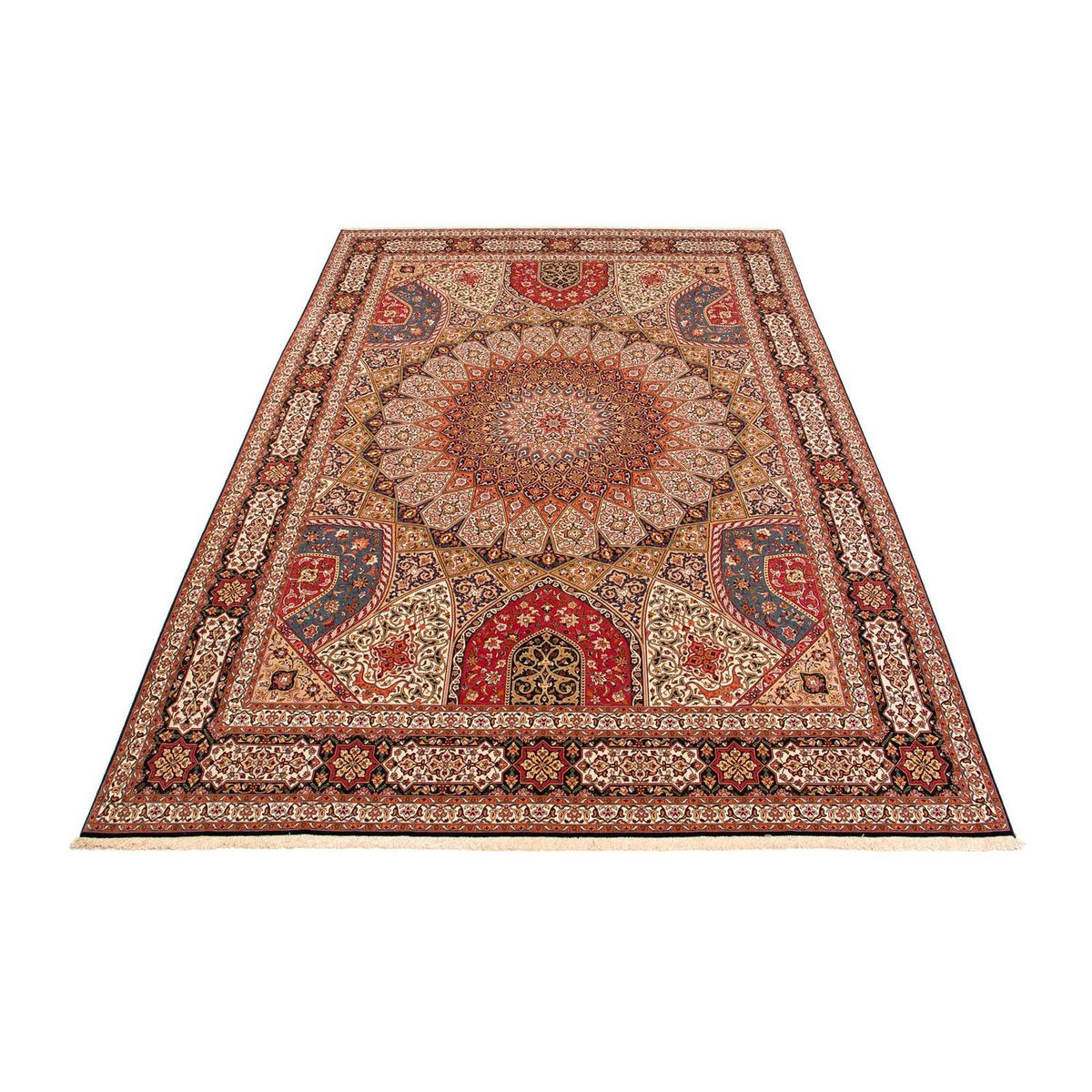 Perzisch tapijt - Tabriz - Royal - 408 x 300 cm - veelkleurig
