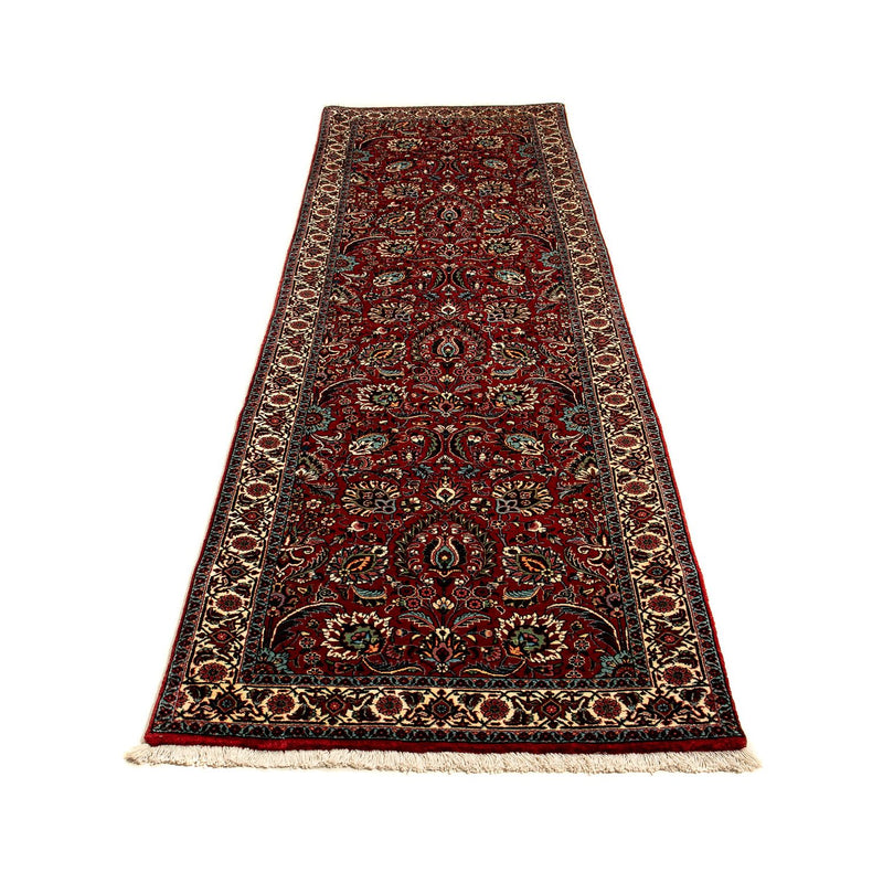 Loper Perzisch tapijt - Bijar - 298 x 83 cm - donkerrood