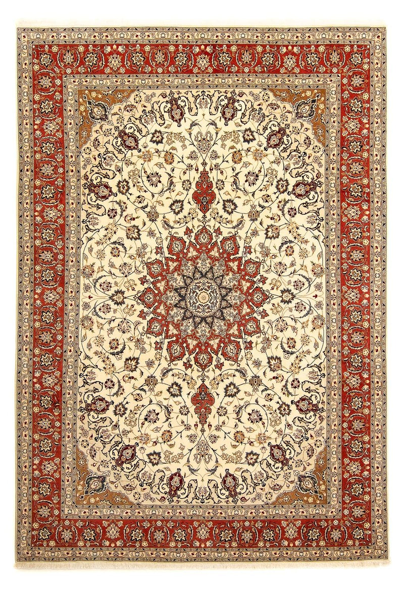 Perzisch tapijt - Tabriz - Royal - 349 x 252 cm - beige