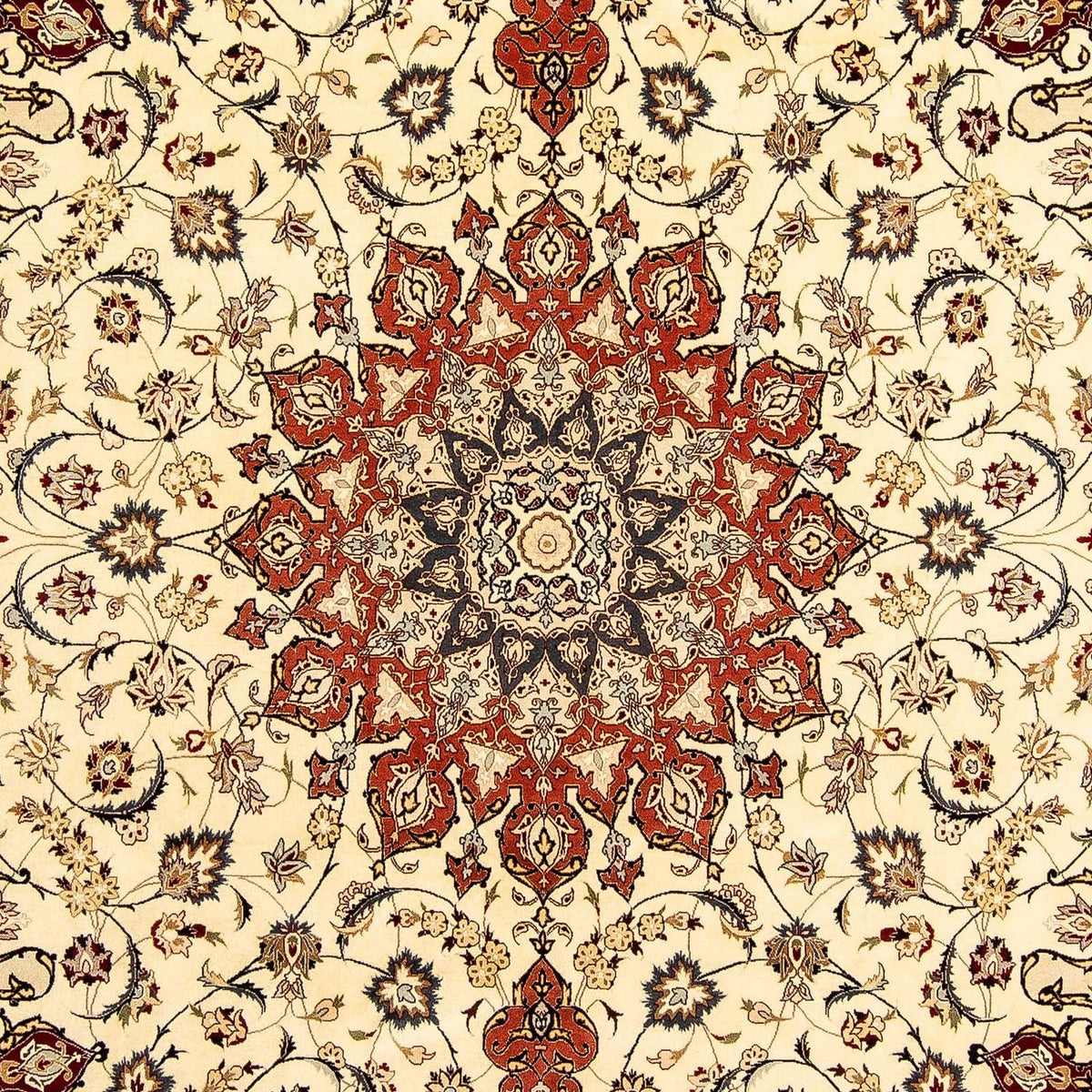 Perzisch tapijt - Tabriz - Royal - 349 x 252 cm - beige