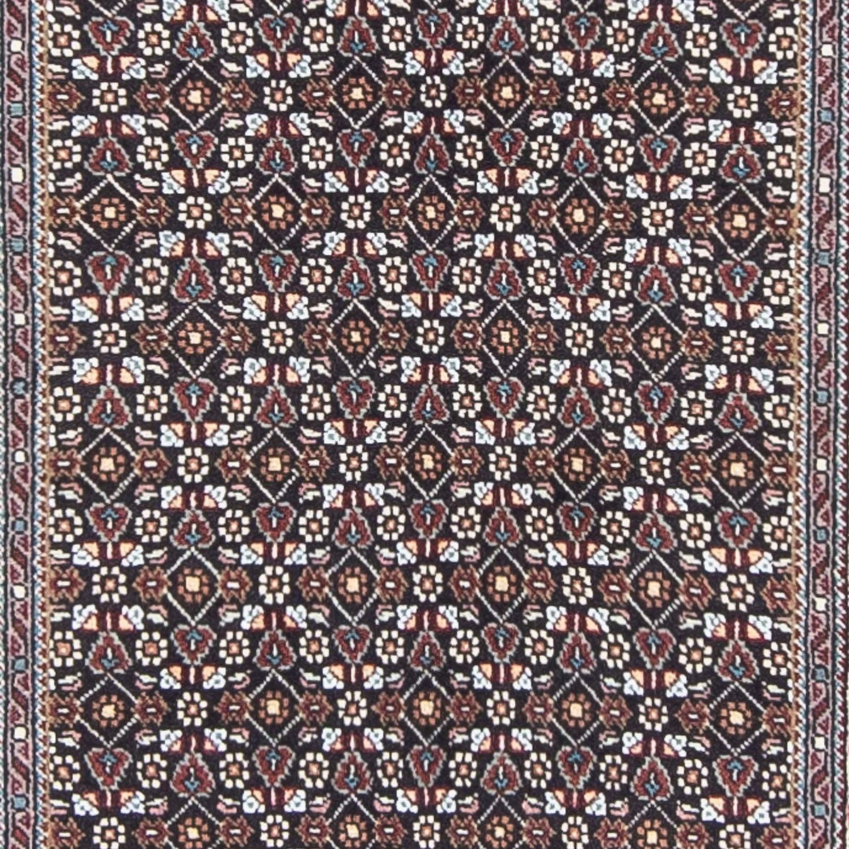 Loper Perzisch tapijt - Tabriz - 391 x 70 cm - grijs