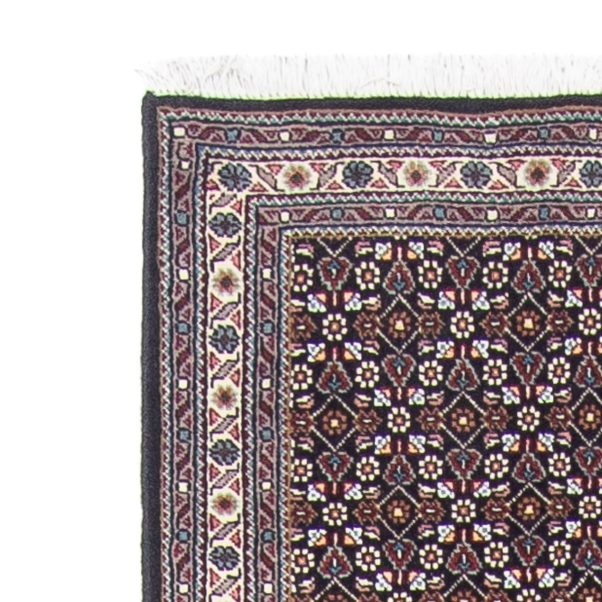 Loper Perzisch tapijt - Tabriz - 391 x 70 cm - grijs