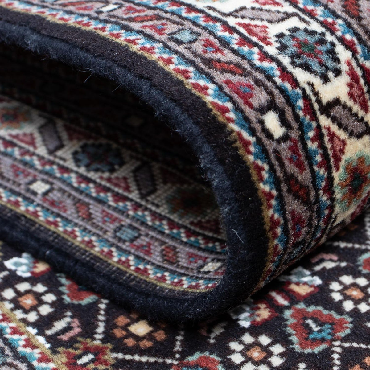 Loper Perzisch tapijt - Tabriz - 391 x 70 cm - grijs