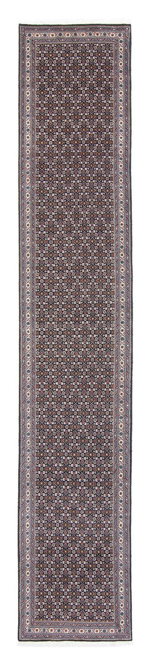 Loper Perzisch tapijt - Tabriz - 391 x 68 cm - grijs
