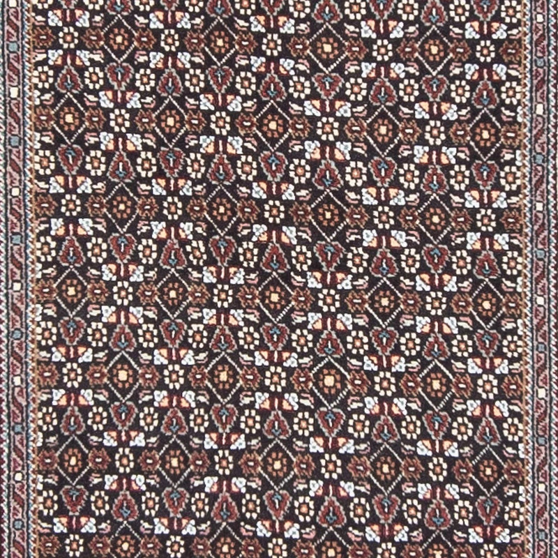 Loper Perzisch tapijt - Tabriz - 392 x 67 cm - grijs