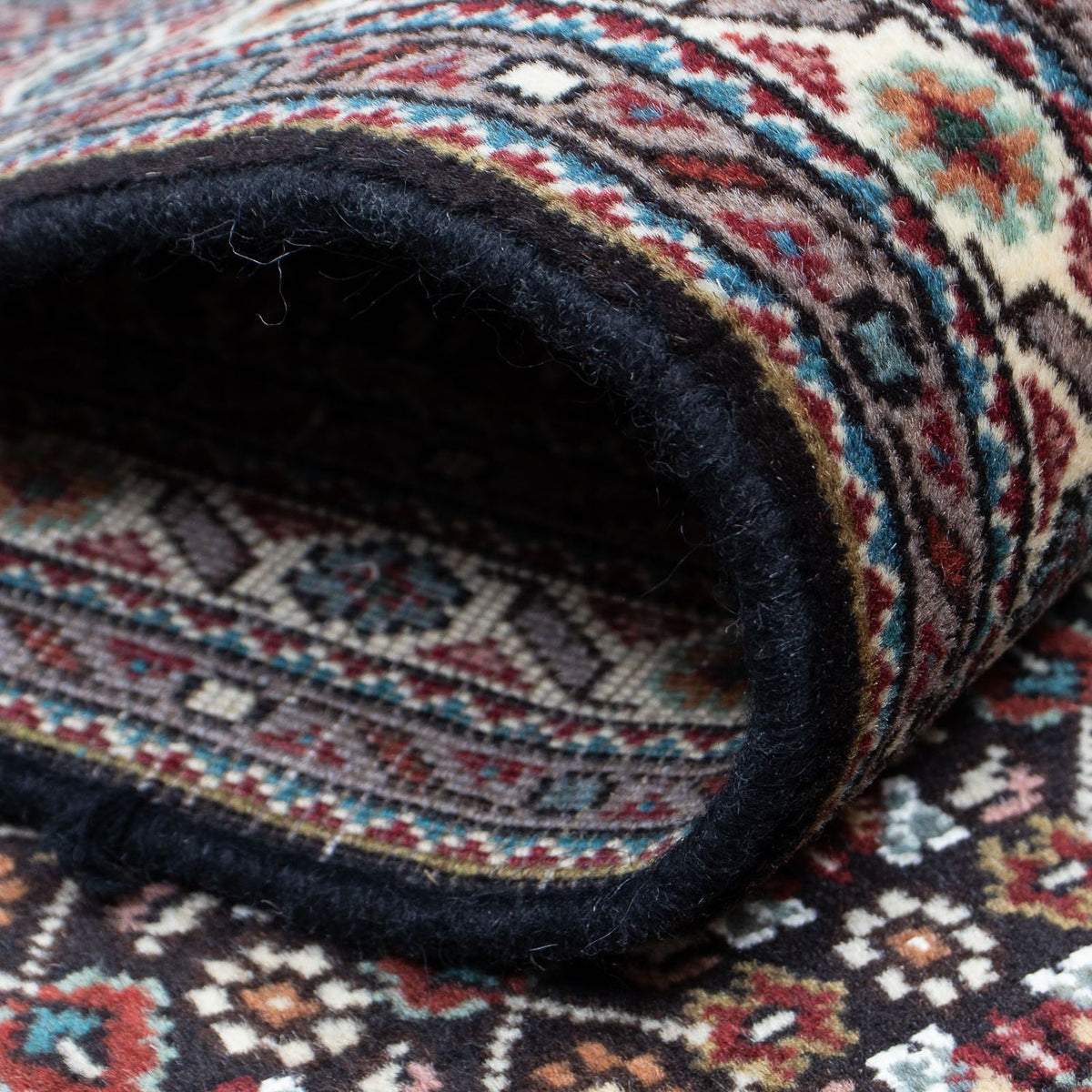 Loper Perzisch tapijt - Tabriz - 392 x 67 cm - grijs