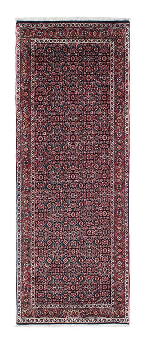 Loper Perzisch tapijt - Bijar - 196 x 74 cm - donkerblauw