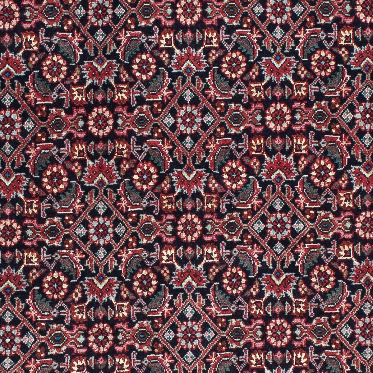 Loper Perzisch tapijt - Bijar - 196 x 74 cm - donkerblauw