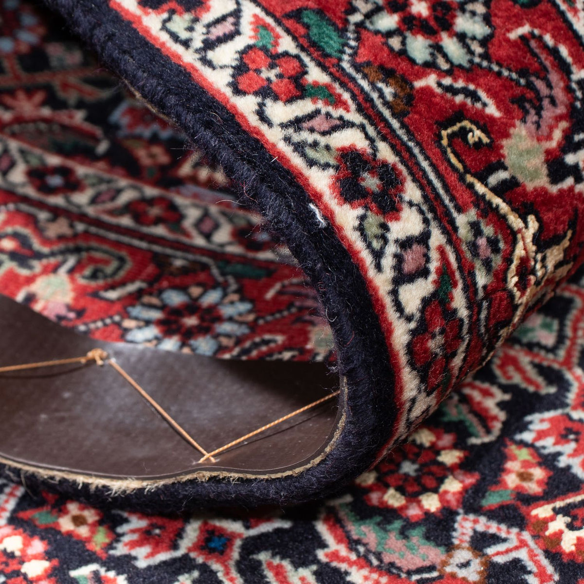 Loper Perzisch tapijt - Bijar - 196 x 74 cm - donkerblauw