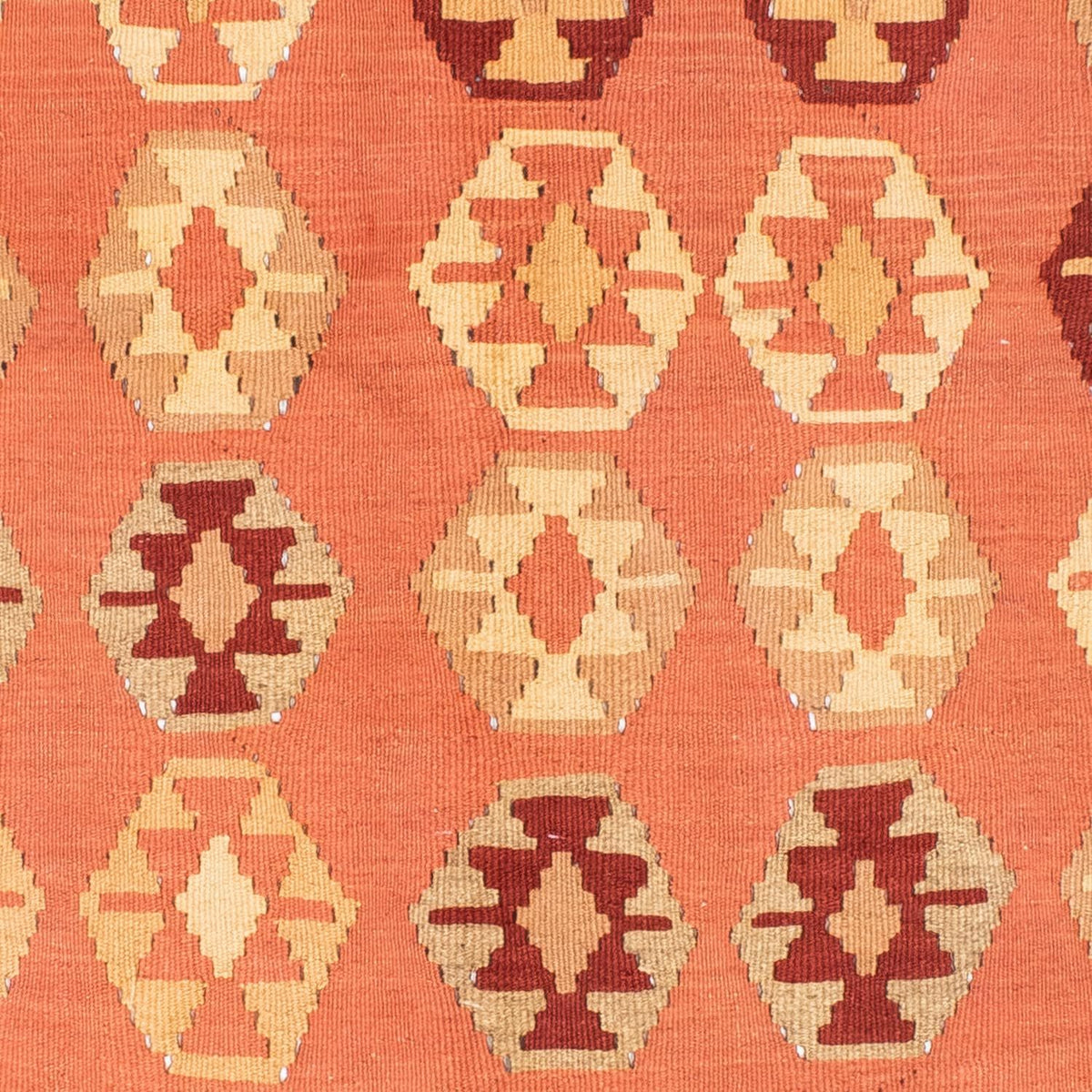 Kelim tapijt - Oosters - 210 x 154 cm - oranje