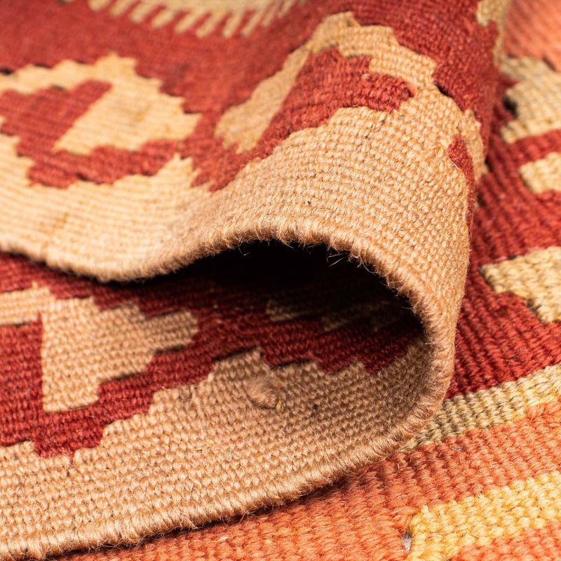 Kelim tapijt - Oosters - 210 x 154 cm - oranje